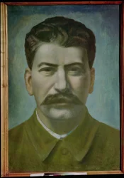 Portræt af Josef Stalin (Iosif Vissarionovitj Dzjugasjvili) (1879-1953), 1936